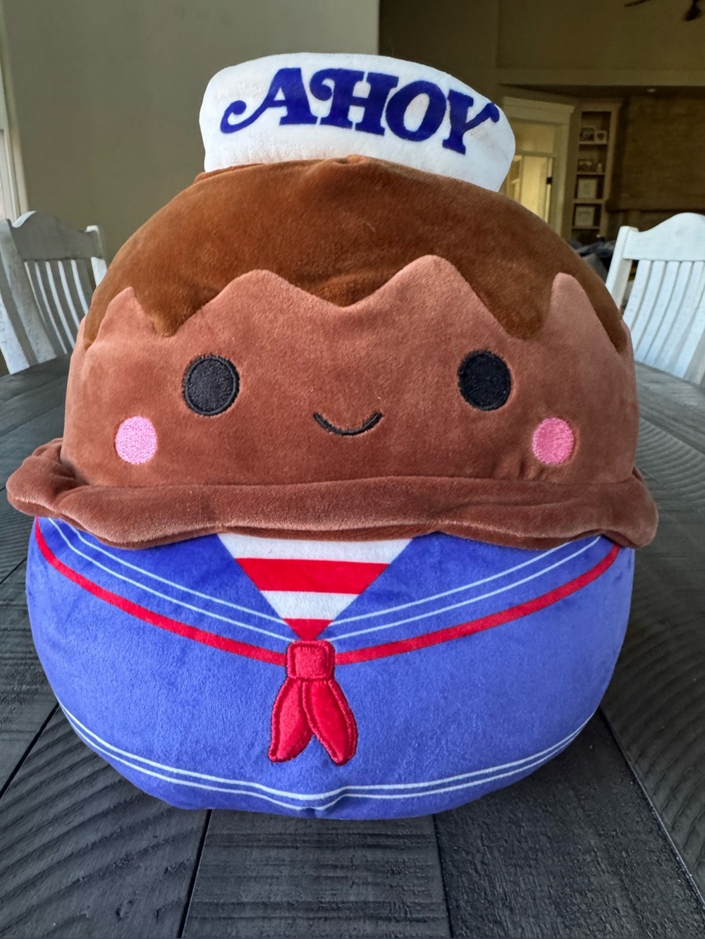 Squishmallows Stranger Things Ahoy Chocolate Pudding Plush Ahoy Sailor